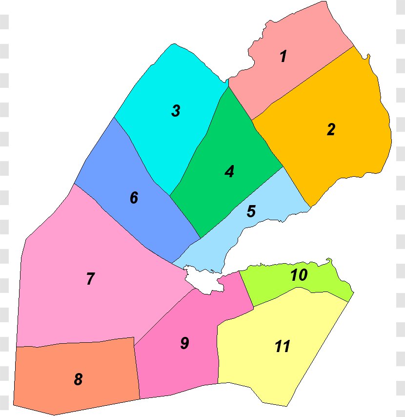 Districts Of Djibouti Dikhil Region Map Subdivisions - Randa - Flag Transparent PNG