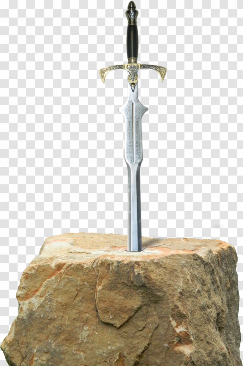 King Arthur Excalibur Sword Uther Pendragon - In The Stone Transparent PNG