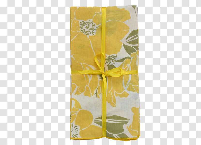 Cloth Napkins Towel Yellow Tablecloth - Napkin Transparent PNG
