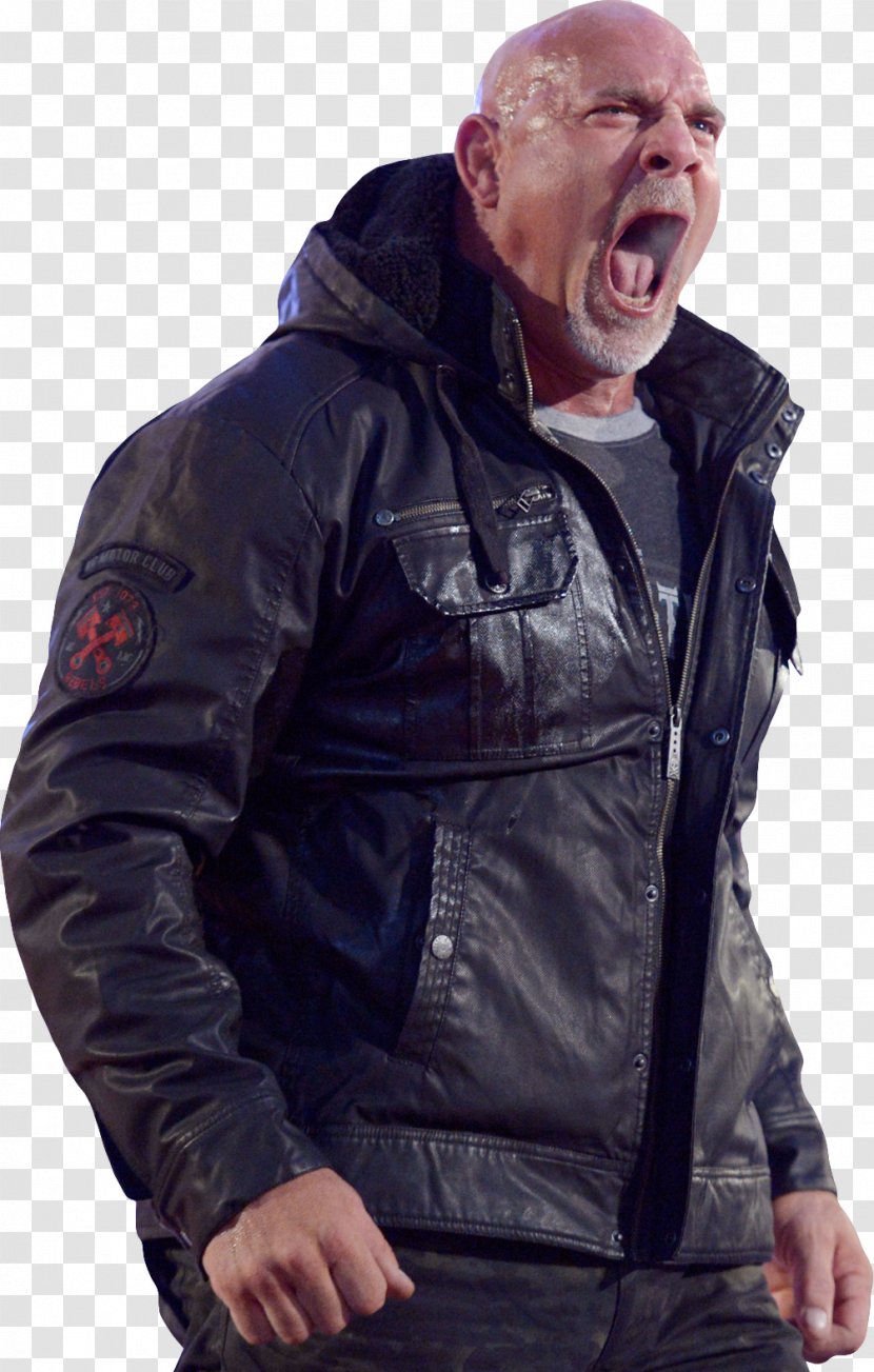 Bill Goldberg Hoodie Leather Jacket Coat - Flower Transparent PNG