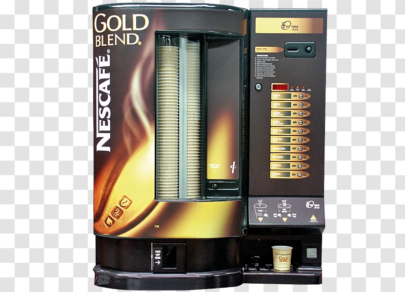 Instant Coffee Vending Machine Tea - Hot Drinks Transparent PNG