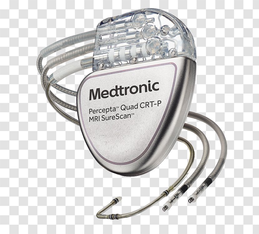 Cardiac Resynchronization Therapy Implantable Cardioverter-defibrillator Medtronic Artificial Pacemaker Heart Ailment - Bradycardia Transparent PNG