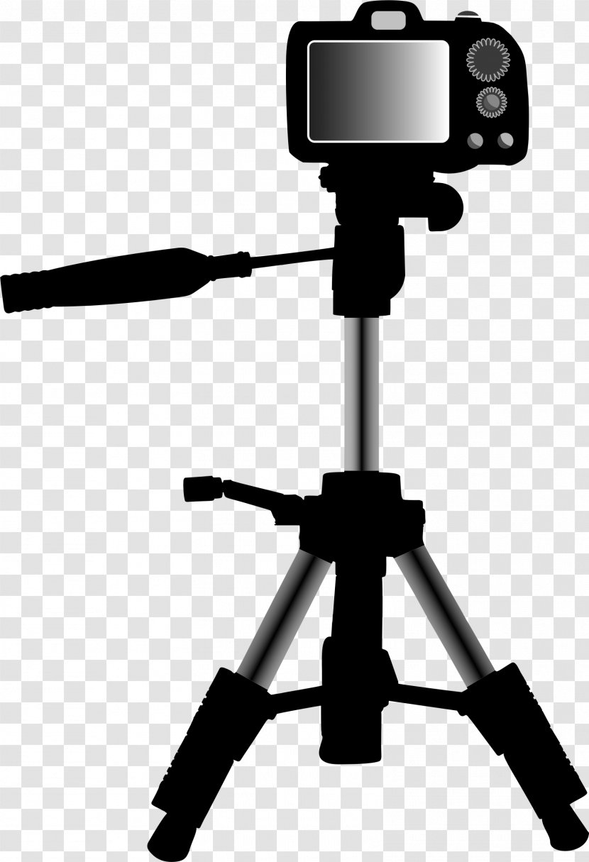 Photography Tripod Clip Art - Camera Accessory Transparent PNG