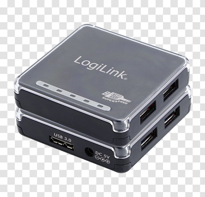 USB Hub Ethernet 3.0 Computer Port - Watercolor - Usb Transparent PNG