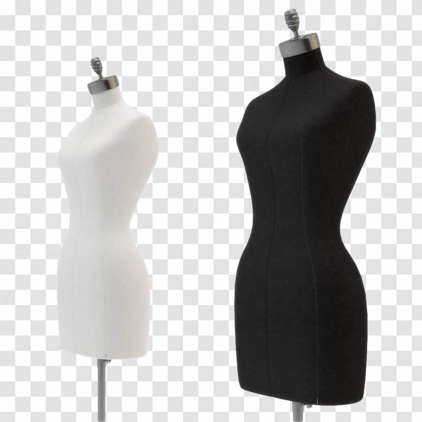 Model Mannequin Dressmaker Stock Photography Illustration - Day Dress - Black And White Taiwan Transparent PNG