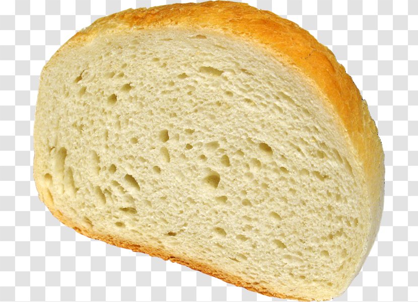 White Bread Toast Graham - Hard Dough Transparent PNG