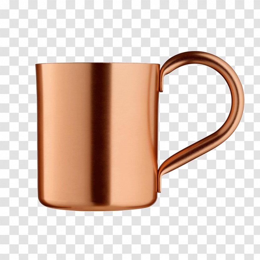 Moscow Mule Coffee Cup Cocktail Mint Julep Mug - Tableglass - Copper Transparent PNG