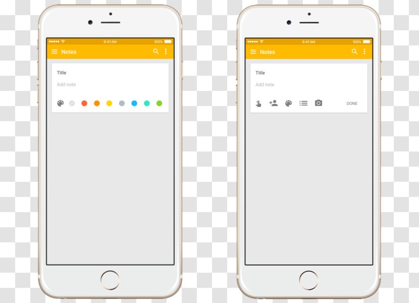 Smartphone Material Design Google Keep - Communication Device Transparent PNG