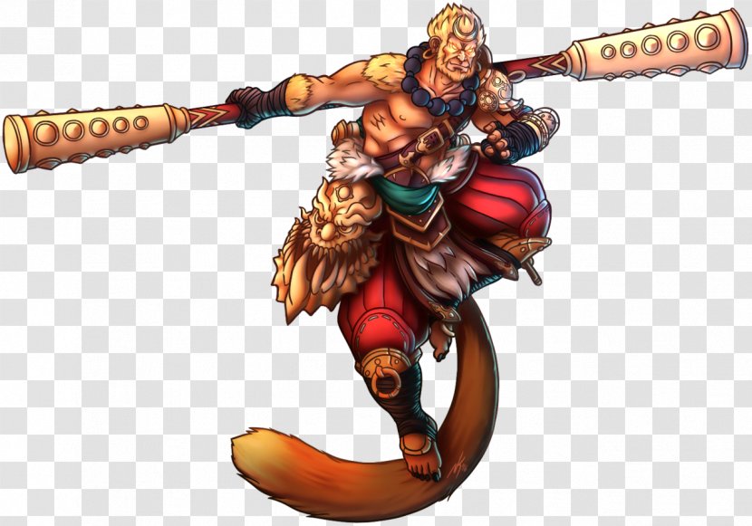 Sun Wukong Smite DeviantArt YouTube - Spear Transparent PNG