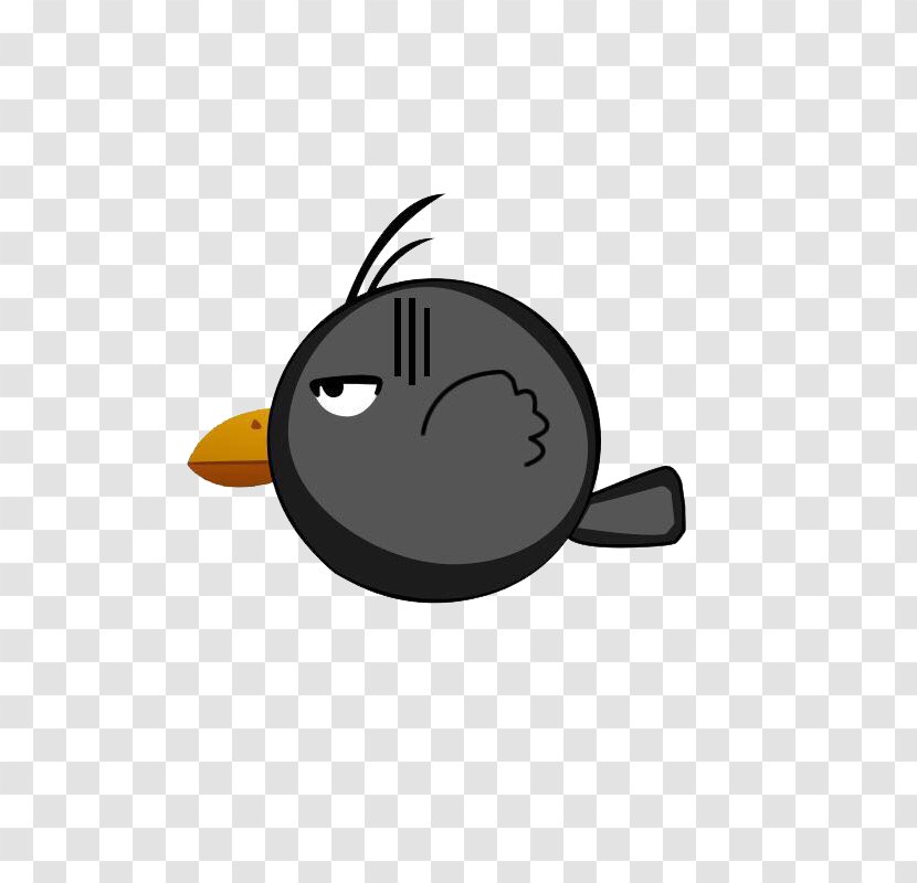 Crows Cartoon Bird Clip Art - Qversion - Silent Crow Transparent PNG