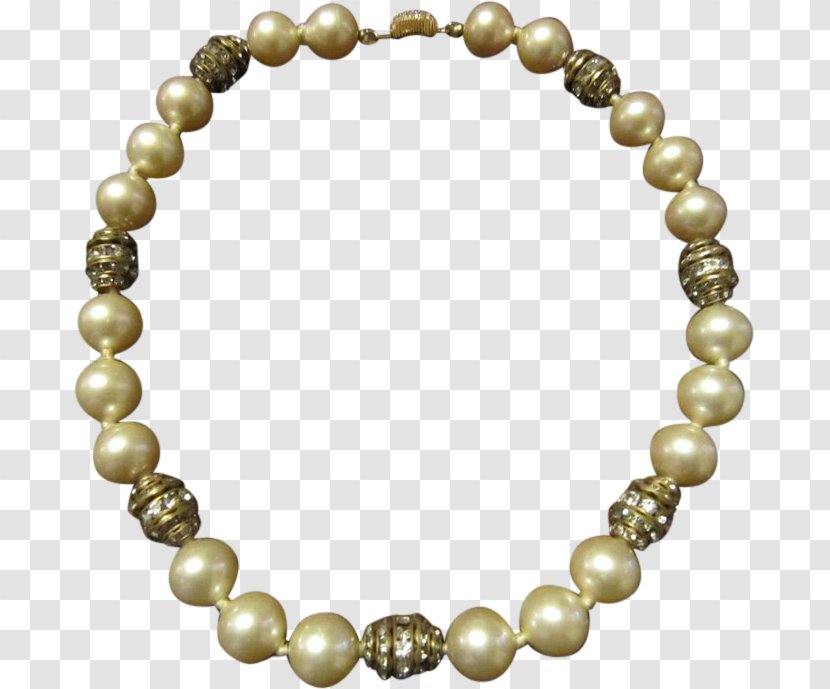 Pearl Bracelet Gold Gemstone Jasper - Necklace Transparent PNG
