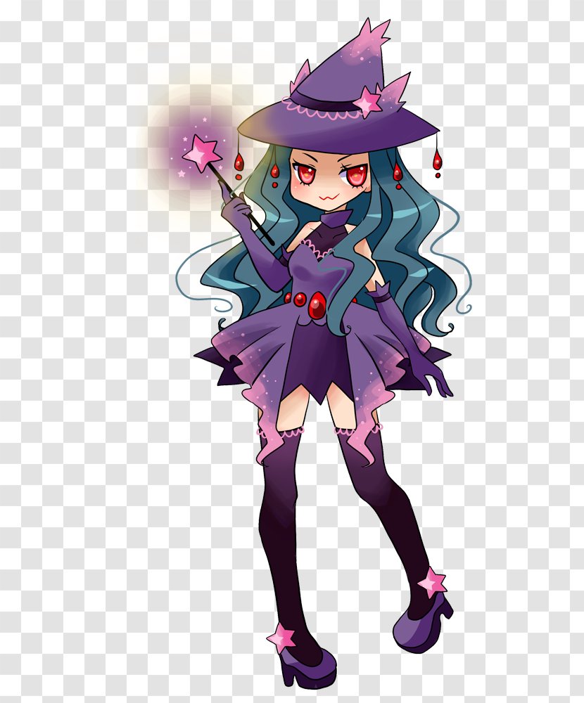 Mismagius Misdreavus Pokémon Cosplay - Watercolor - Pokemon Transparent PNG