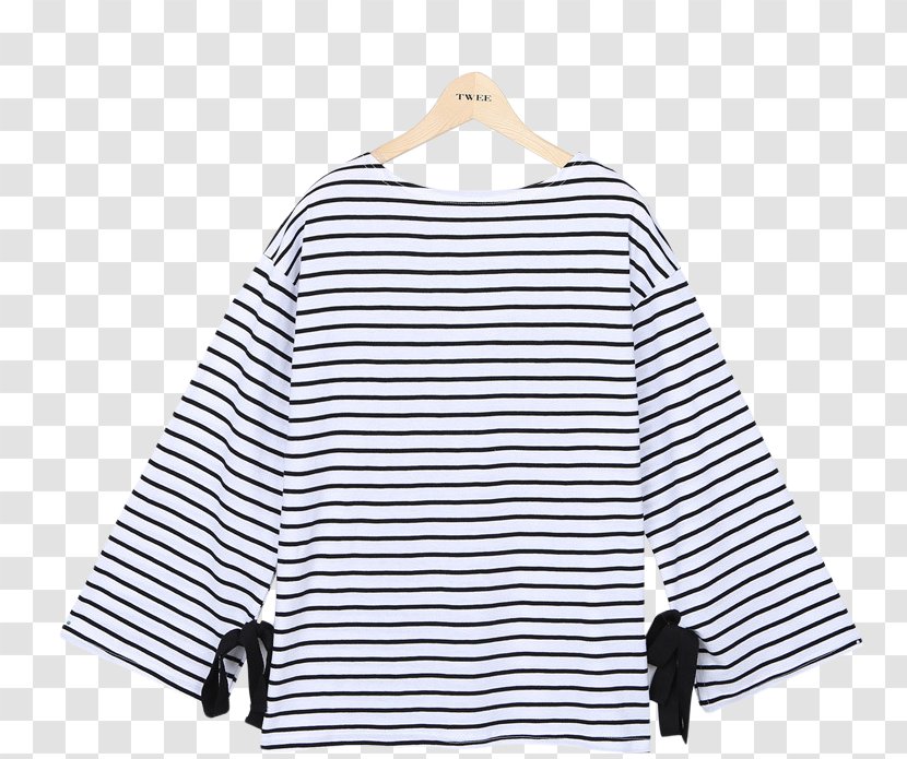 Saint-James Cutsew Sweater Sleeve Model - French People - Ribbon Stripe Transparent PNG