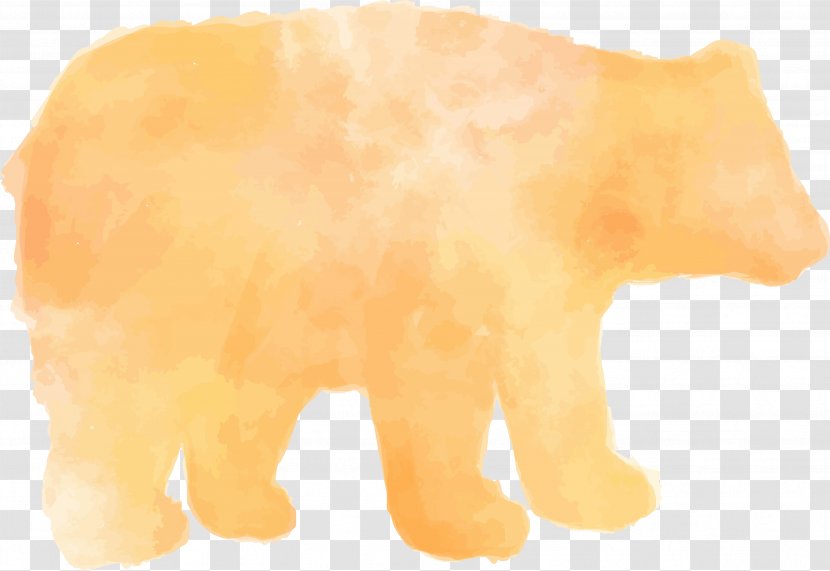 Polar Bear Pen Watercolor Painting - Mammal - Brush Transparent PNG