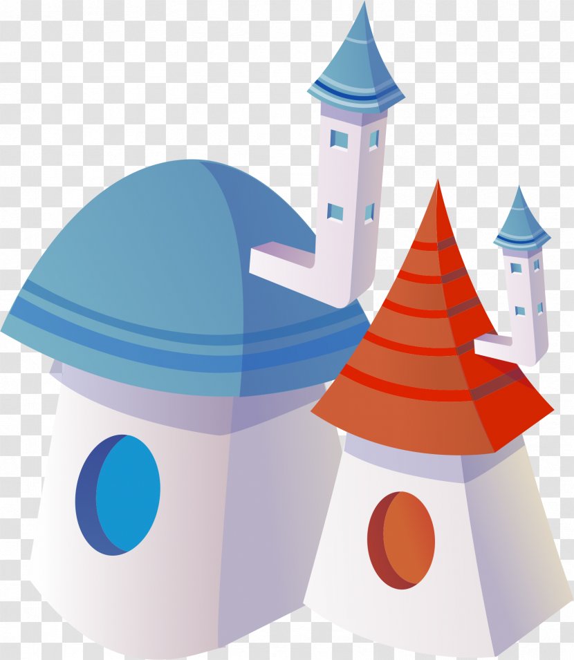 Architecture Illustration - Cartoon - Building Castle Transparent PNG