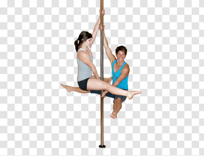 Pole Dance Physical Fitness Move Split - Cartoon - Frame Transparent PNG