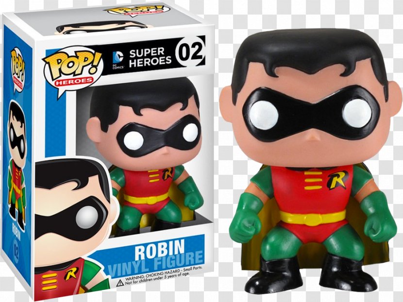 Robin Batman Dick Grayson Funko Designer Toy - Dc Comics Transparent PNG