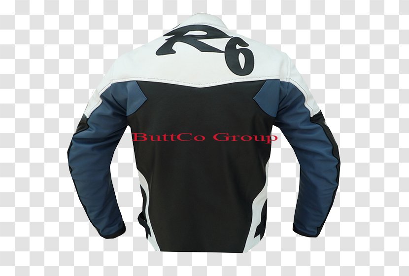 Leather Jacket T-shirt Clothing Outerwear Motorcycle - Black Transparent PNG