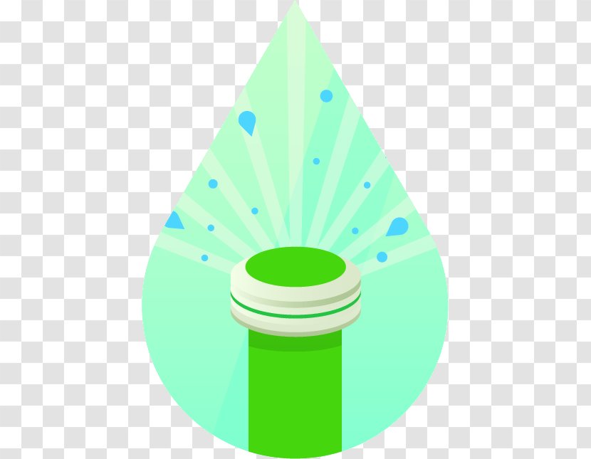 Line Angle Clip Art - Green - Water Sprinkler Transparent PNG