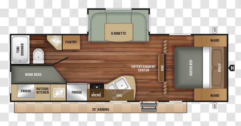 Exit One RV Campervans Caravan Jayco, Inc. Big Sky - Floor Plan - Jayco Inc Transparent PNG