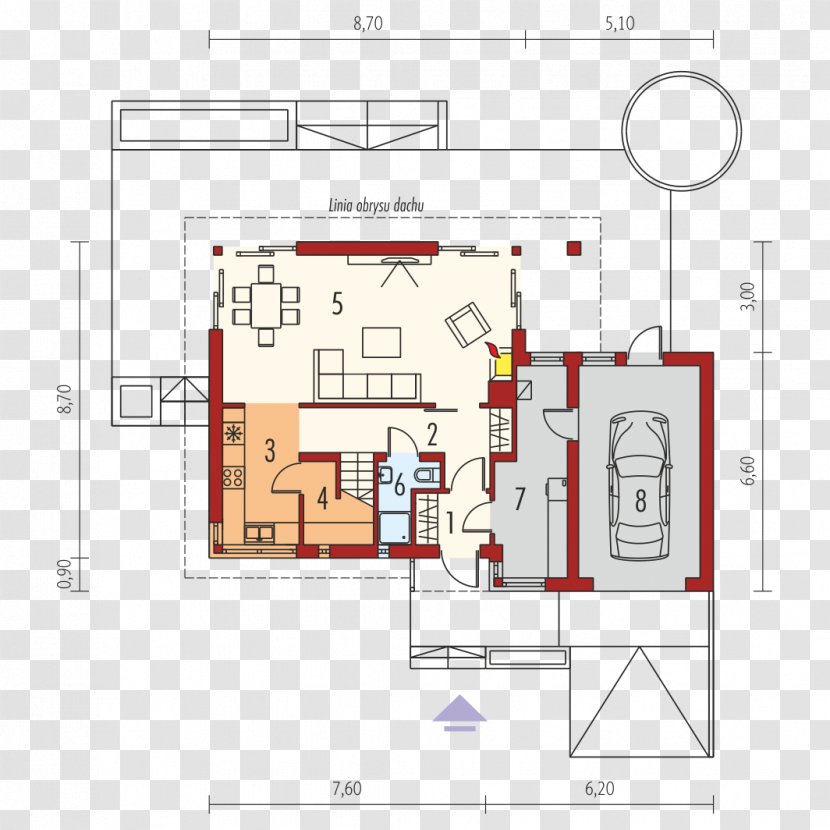 Wadowice Floor Plan House Building Apartment Transparent PNG