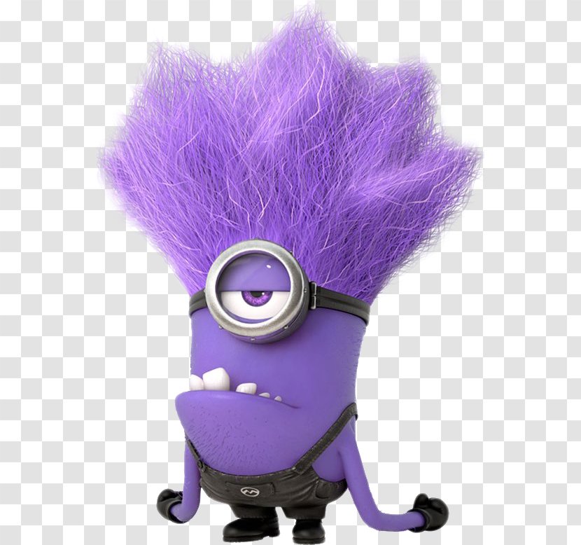 Evil Minion Clip Art Minions Openclipart Image - Purple - Gru Transparent PNG