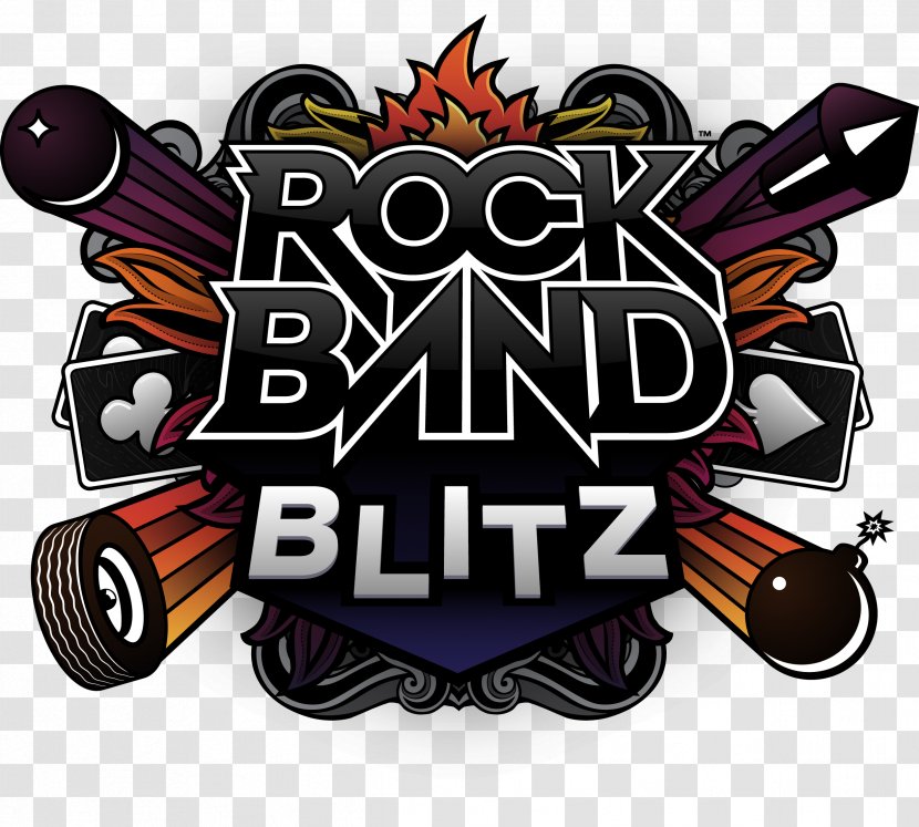Rock Band Blitz 3 PlayStation Xbox 360 - Cartoon - HD Transparent PNG
