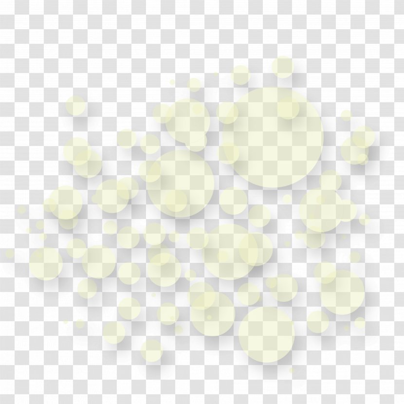 Circle Petal - White - Pretty Creative Yellow Transparent PNG