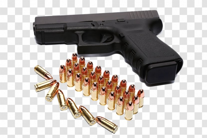 Firearm Bullet Weapon Cartridge Ammunition - Flower - Black Bullets Pistol Transparent PNG