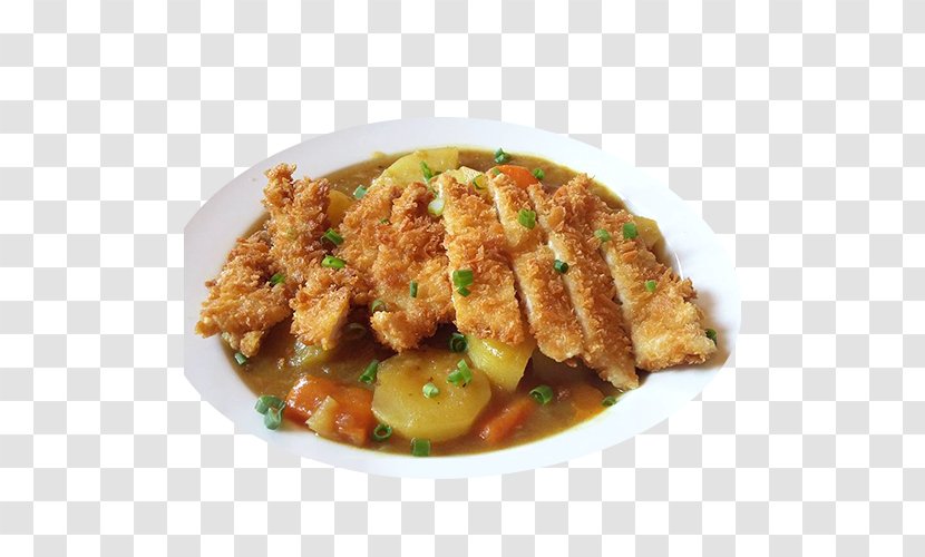 Schnitzel Cutlet Recipe Cuisine Deep Frying - Food - Beef Curry Transparent PNG