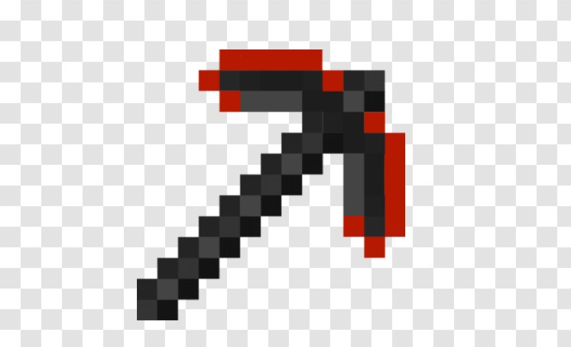 Minecraft: Pocket Edition Roblox Pickaxe Minecraft Mods - Red - Forge Transparent PNG