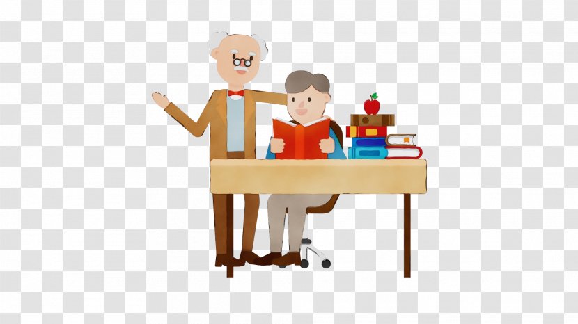 Desk Toddler Chair Cartoon Design - Piano Learning Transparent PNG