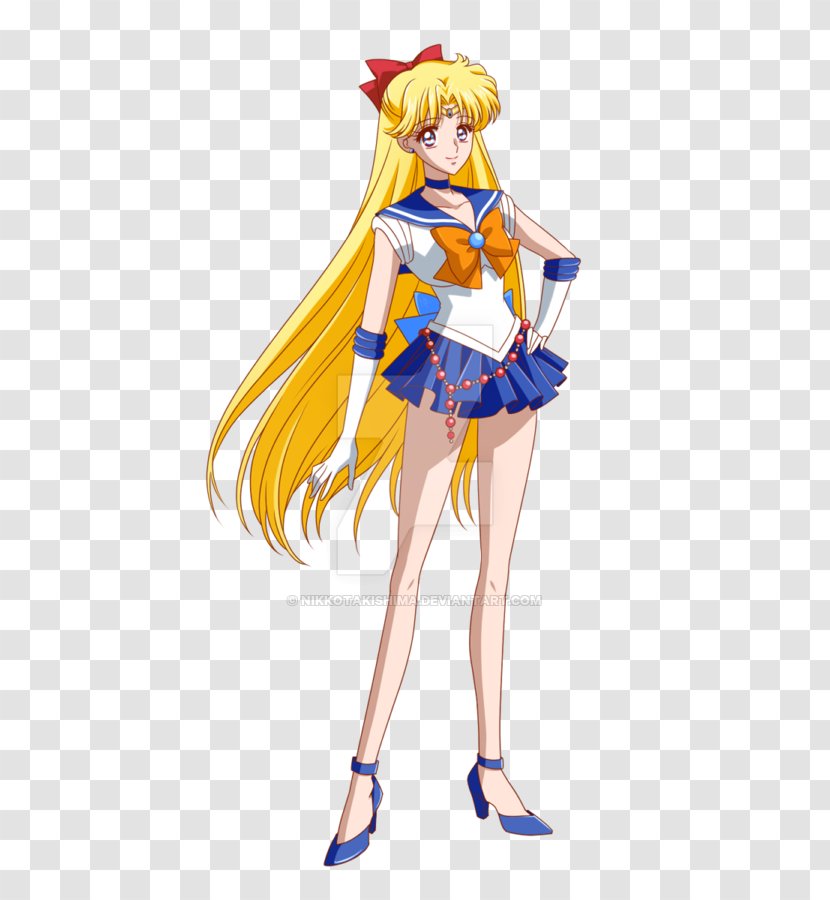 Sailor Venus Moon Jupiter Mercury Luna - Heart - Cool Colors Transparent PNG