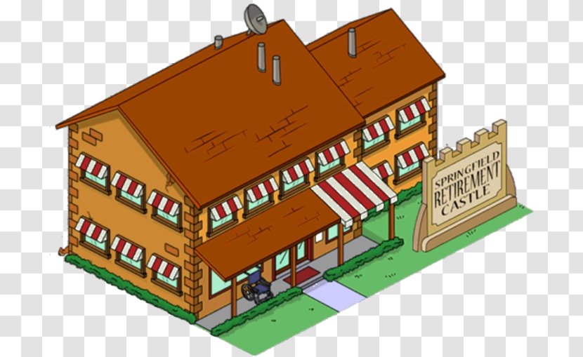 The Simpsons: Tapped Out Grampa Simpson Springfield Retirement Castle Simpsons Game - Abraham Transparent PNG