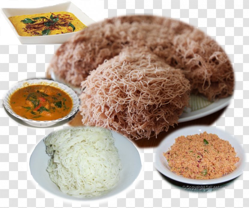 Telugu Cuisine Idiyappam Breakfast Sri Lankan Indian - White Rice Transparent PNG