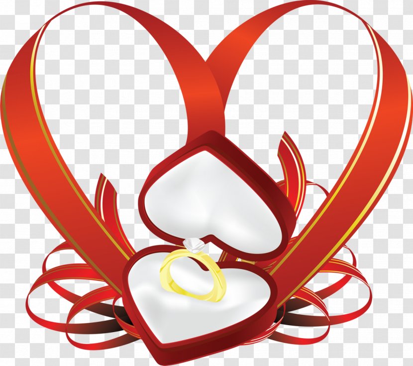 Valentine's Day Heart Clip Art - Frame - Engagement Transparent PNG