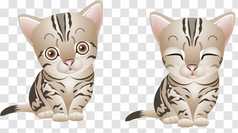 American Shorthair British Kitten Clip Art - 3 Fold Transparent PNG
