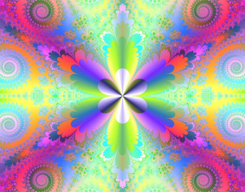 Desktop Wallpaper Flower Power Clip Art - Psychedelia Transparent PNG