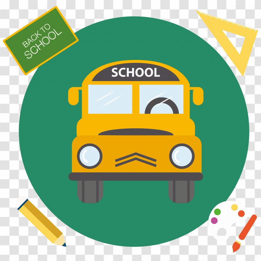 School Bus Photography Illustration - Logo - Mini Transparent PNG