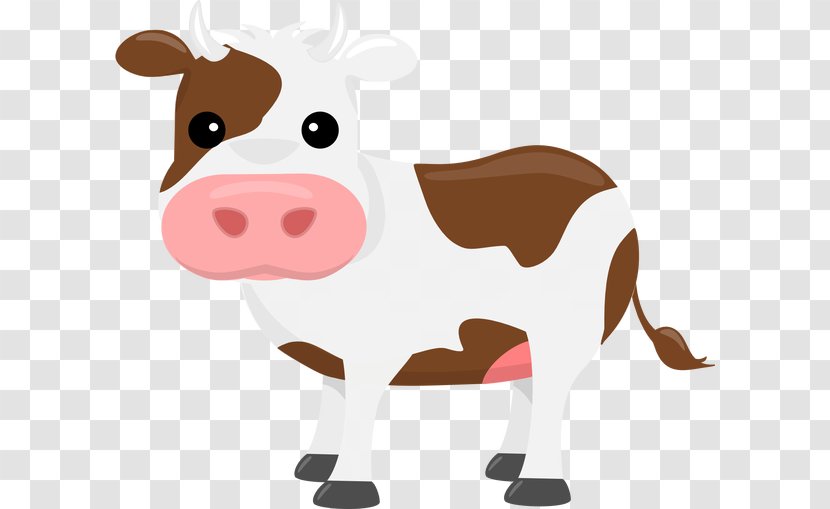 Beef Cattle Holstein Friesian Gyr Clip Art - Dog Like Mammal - Animals Cute Transparent PNG
