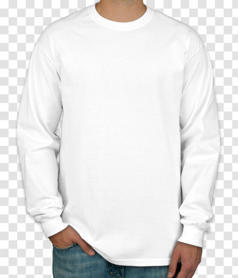 Long-sleeved T-shirt Hanes Crew Neck - Sweatshirt - Shirt Transparent PNG