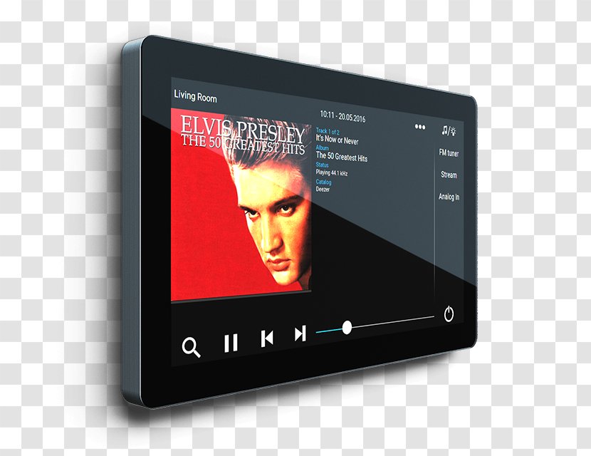 Display Device Elvis Presley The 50 Greatest Hits Multimedia Electronics - Side Control Transparent PNG
