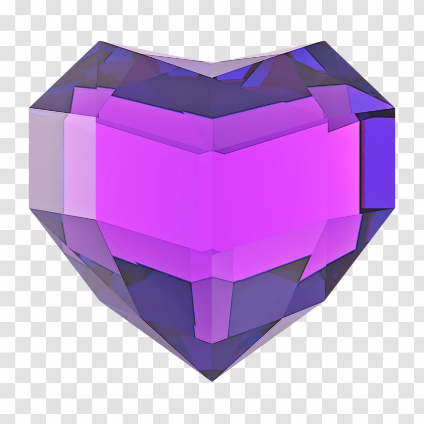 Purple Violet Lilac Heart Magenta Transparent PNG