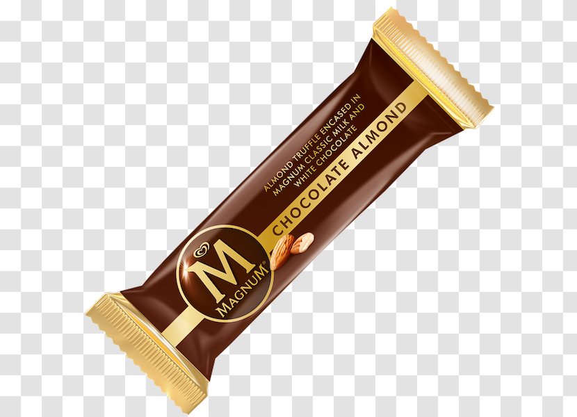 Chocolate Bar Magnum Classic Almond 3 Pack - Chocolatecovered Almonds Transparent PNG