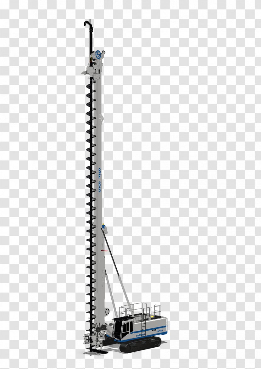 Drilling Rig Augers Architectural Engineering Soilmec Machine Transparent PNG
