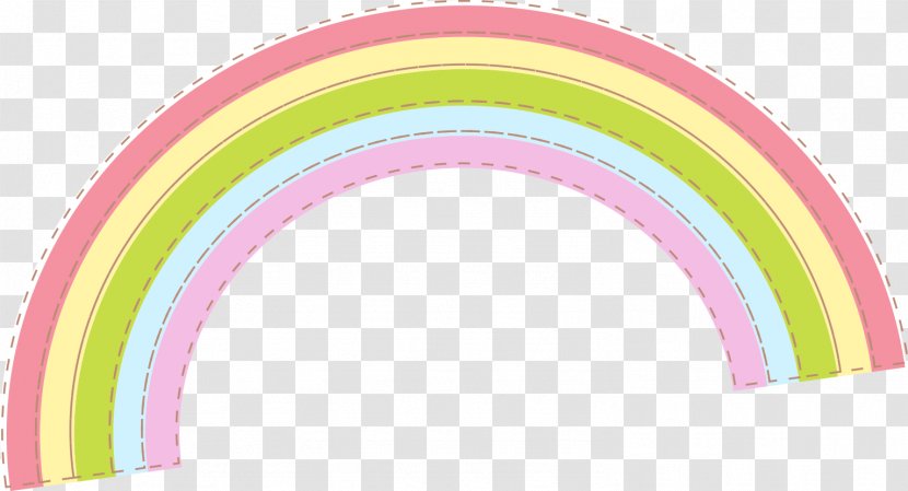Cartoon Drawing - Rainbow Transparent PNG