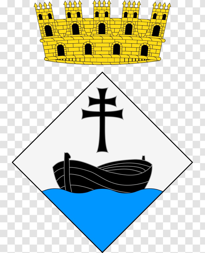 Arenys De Mar Munt Lloret Coat Of Arms Escutcheon - Catalonia - Port Vila Transparent PNG