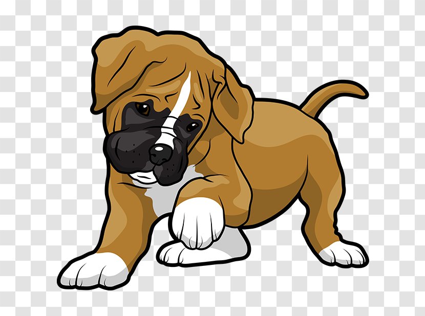 Boxer Puppy Bulldog Dog Breed Clip Art - Love Transparent PNG