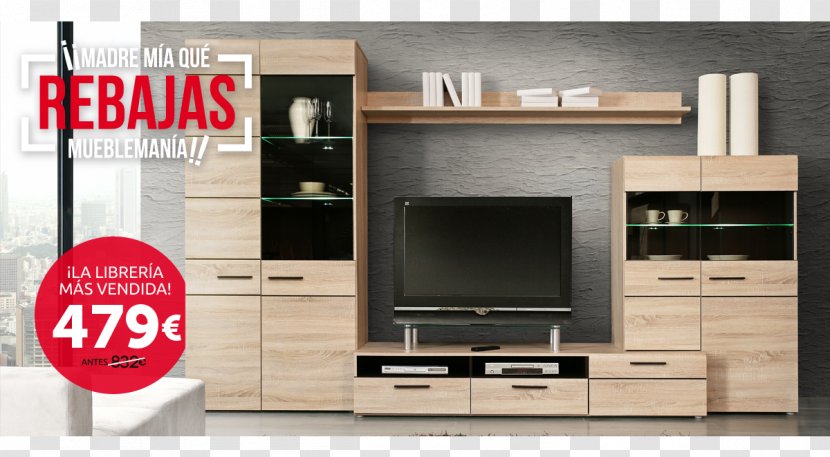 Sonoma Wall Unit Furniture Oak Commode - Home Appliance - Rebajas Transparent PNG