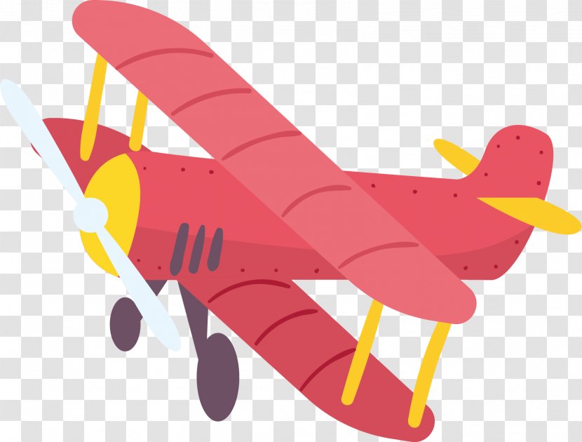 Airplane Aircraft Cartoon Illustration - Vehicle - The Falling Plane Transparent PNG